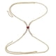 thumbnail image 2 of Accesorios De Joyería De Cadena De Pecho De Lencería Para Club Summer Mujeres Y Ni?as Red Diamond Gold, 2 of 5