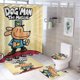 thumbnail image 1 of Juego de Cortina de Ducha 4 Piezas Desmarcar Hombre Perro, 1 of 6