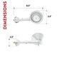thumbnail image 4 of Cabezal de Quemador Gas One 50200 de Hierro Fundido con Regulador y Manguera, 4 of 7