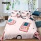 thumbnail image 1 of x2015 Bed SheetsLovely Pink Bedding Set Duvet Cover X For Girl Bedroom Quilt Cover Pillowcase Duvet Cover Bed Size(No Sheet) 3-Piece Bedding Set (1 Duvet Cover + 2 Pillow Shams) nj2015, 1 of 5