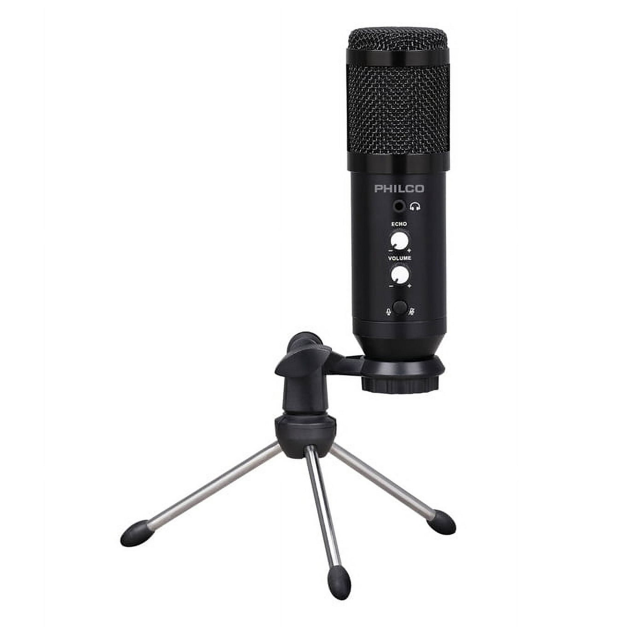 Philco - Micrófono Usb Con Tripode