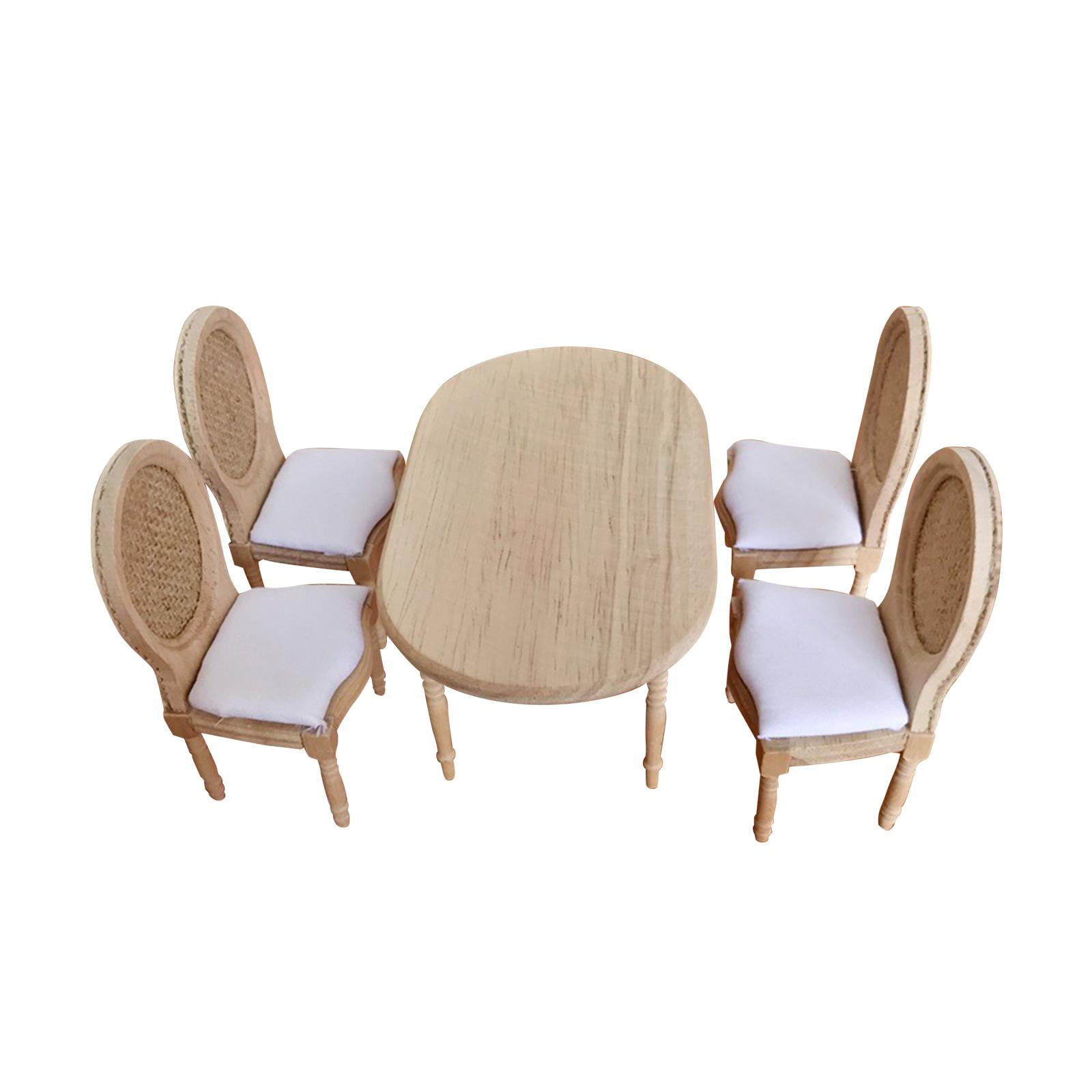 Bothyi - Adornos Para Sillas De Mesa De Comedor Multiusos Para Casa De Muñecas Accesorios De Bricolaje