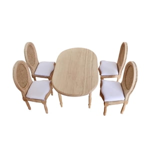 Bothyi - Adornos Para Sillas De Mesa De Comedor Multiusos Para Casa De Muñecas Accesorios De Bricolaje