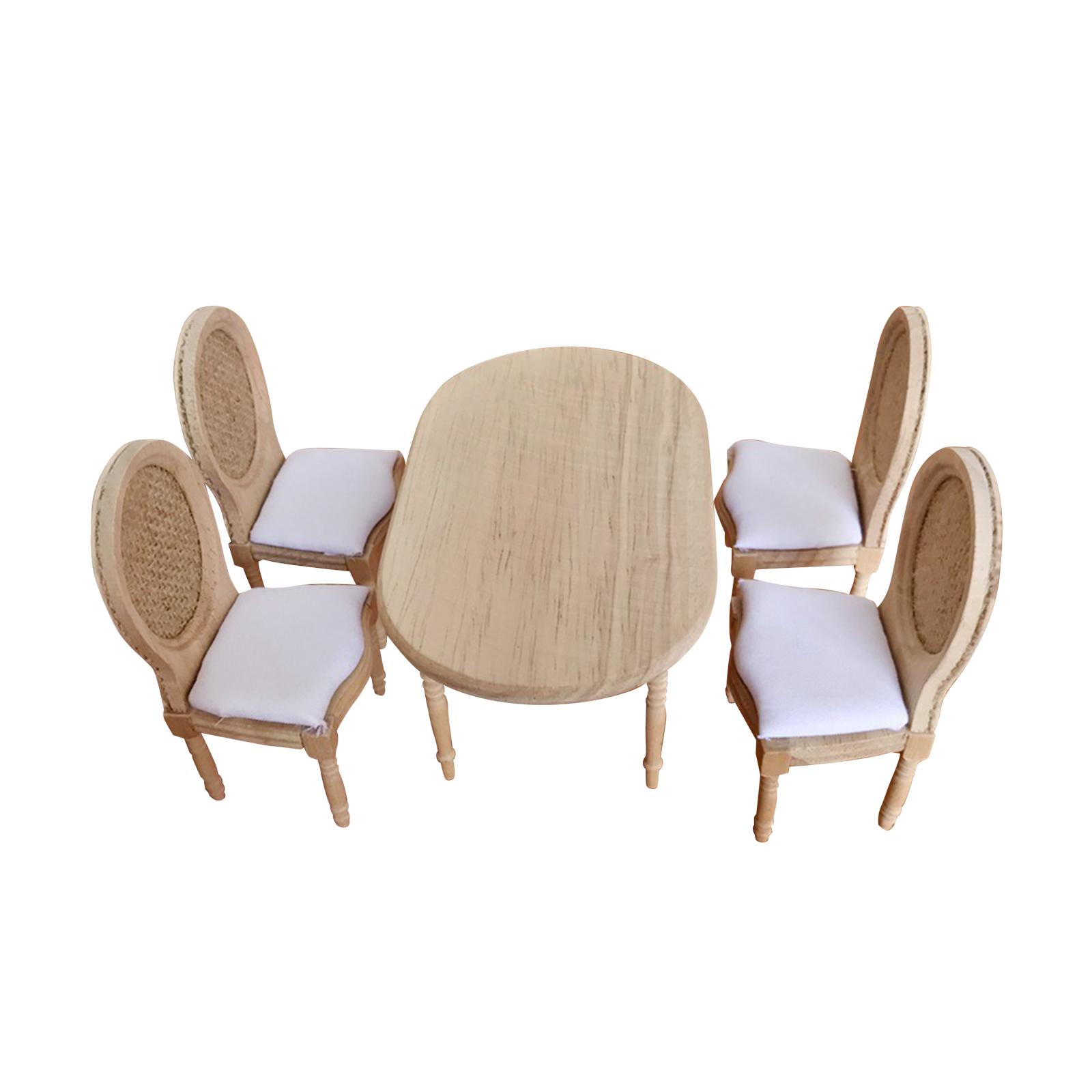 Bothyi - Adornos Para Sillas De Mesa De Comedor Multiusos Para Casa De Muñecas Accesorios De Bricolaje