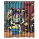 thumbnail image 1 of Cortina de ducha con personajes de Toy Story 2, juego de cortina de baño con ganchos, tamaño 60 x 72 pulgadas, 1 of 3