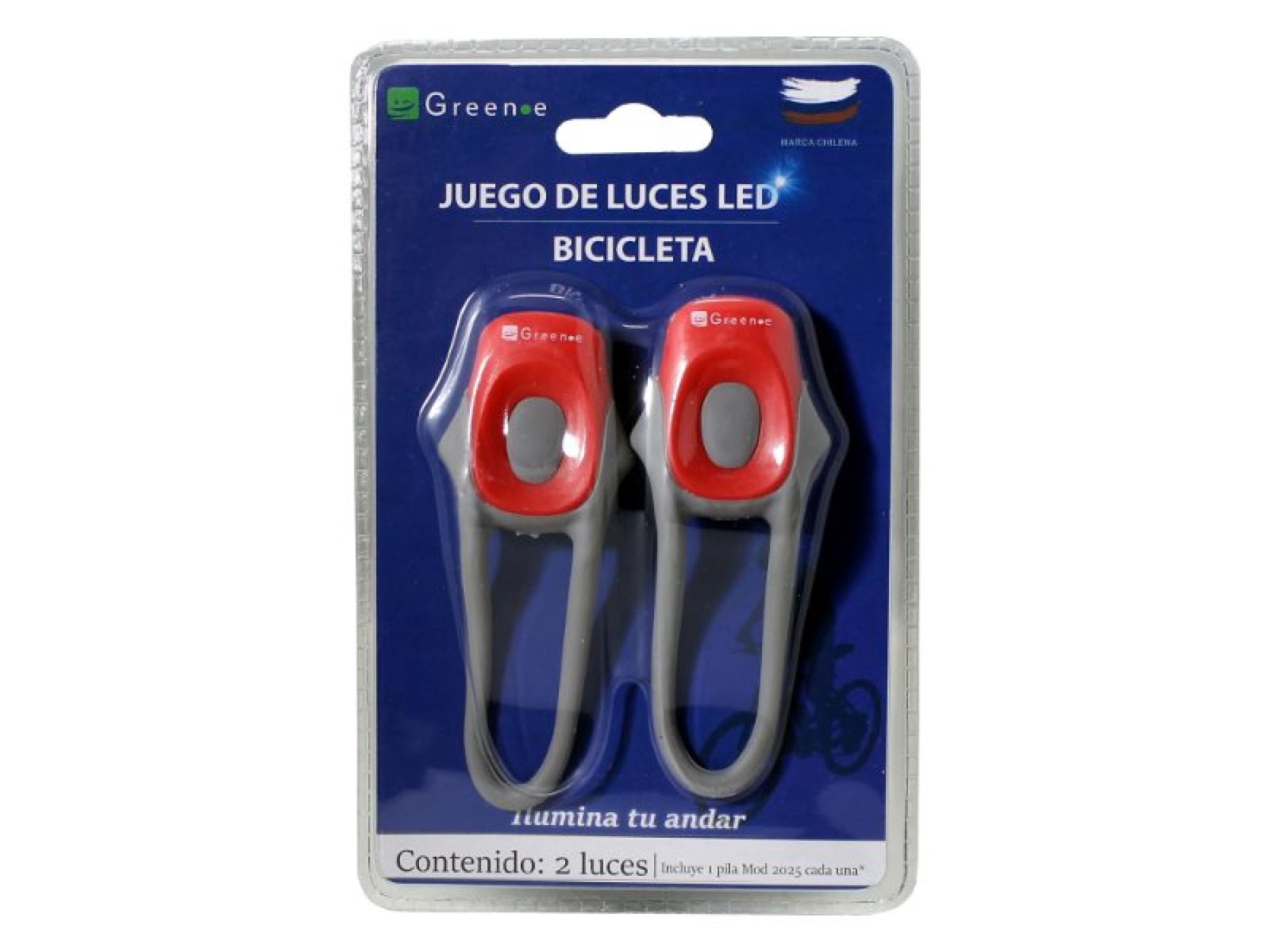 Luz Bicicleta Set de Luces Led traseras parpadeantes de silicona