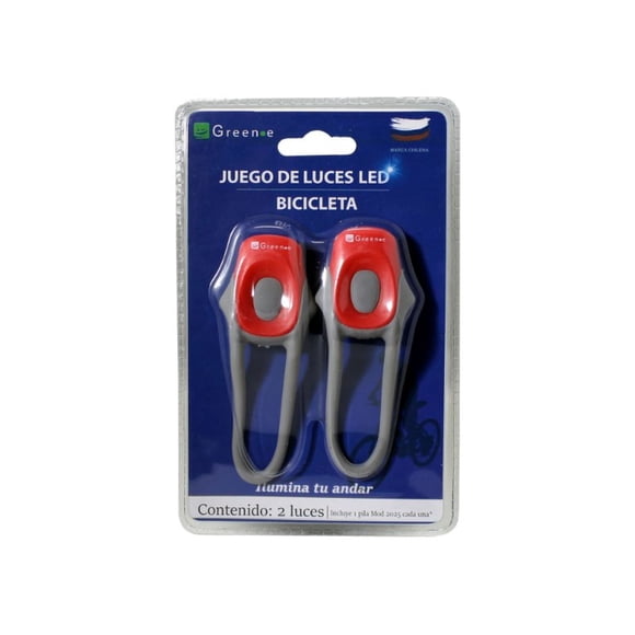 Luz Bicicleta Set de Luces Led traseras parpadeantes de silicona