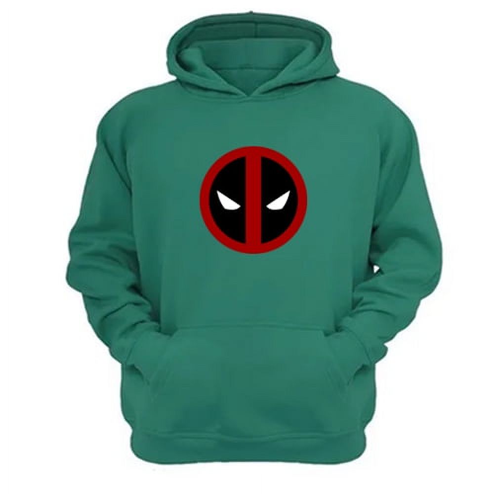 Genérico - Poleron Canguro Superhérore Inmortal Verde Aguamarina Talla Xl Unisex