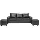 thumbnail image 1 of Living Kahlo 3 Cuerpos + 2 Pouf Pu Negro, 1 of 9