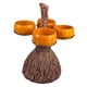 thumbnail image 3 of Soporte para cuenco de refrigerio de calabaza de Halloween, soporte para cesta de refrigerio de palo de escoba, accesorios para servir comida de fiest , 4 tazones, 3 of 5