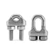 thumbnail image 3 of Pinza para cable de acero inoxidable QWORK M6 304, paquete de 50 unidades, 3 of 8