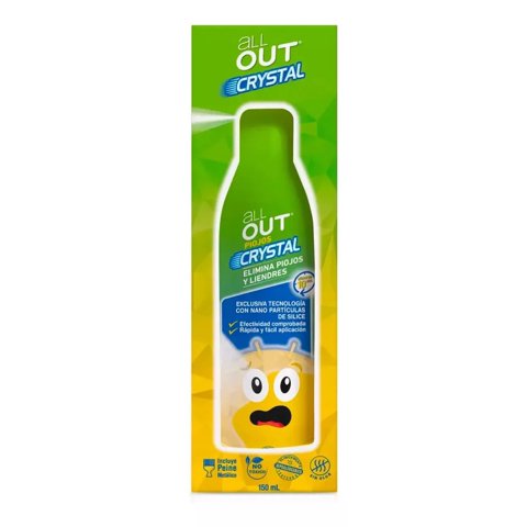 All Out Crystal Spray Para Piojos Y Liendres 150 Ml
