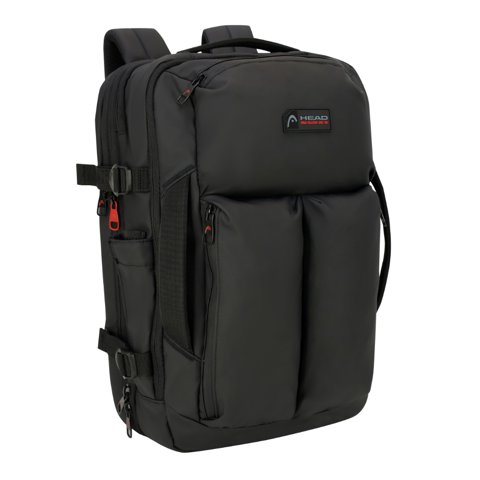 Mochila De Viaje Expandible Shark Waterproof Reverse Negro Head