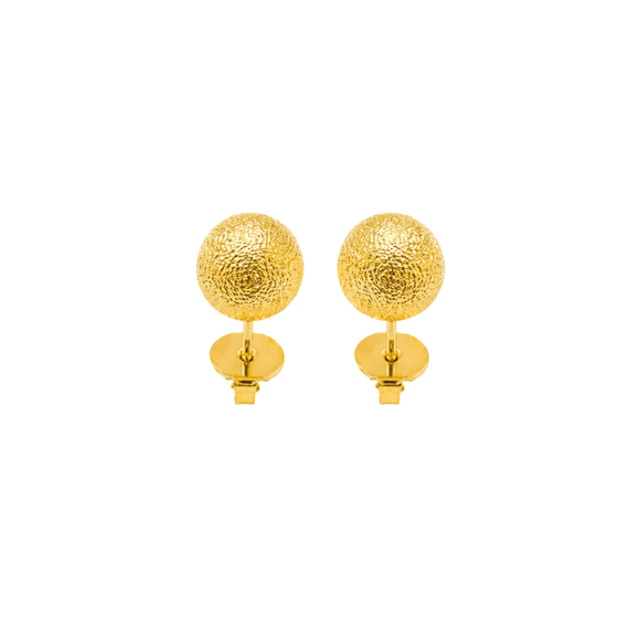 Aros Sofia con Baño de Oro 18K.