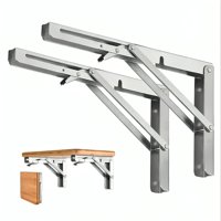 Genérico - Soporte Plegable Triangular Tipo K De Acero Inoxidable