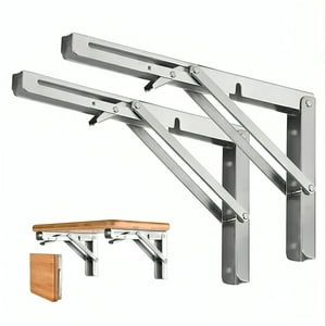 Generica - Soporte Plegable Triangular Tipo K De Acero Inoxidable