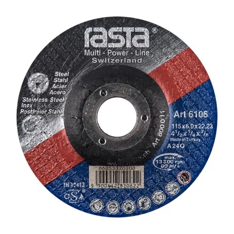 Rasta - Disco Desbaste Art 6106 Multipower 4 1/2X1/4