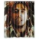 thumbnail image 1 of Cortina de ducha de Bob Marley, popular juego de cortinas de baño con ganchos, tamaño 60 x 72 pulgadas, 1 of 3