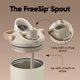 thumbnail image 2 of Thermos Owala FreeSip Sway de acero inoxidable, 1,2 L, color canela, 2 of 7