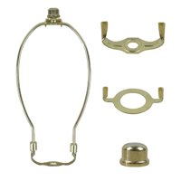 Ioensy - Lámpara Desmontable Arpa Con Terminal Para Luz De Mesa/Piso Dorado 10,8X25,4Cm