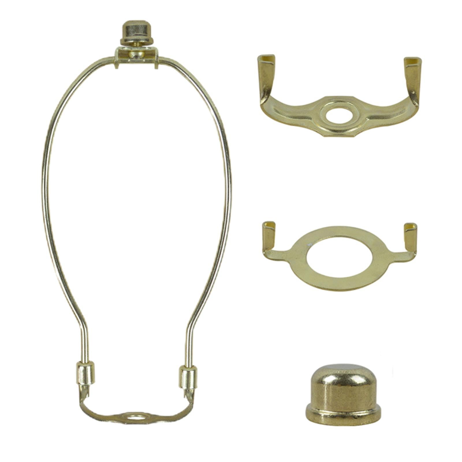 Ioensy - Lámpara Desmontable Arpa Con Terminal Para Luz De Mesa/piso Dorado 10,8x25,4cm