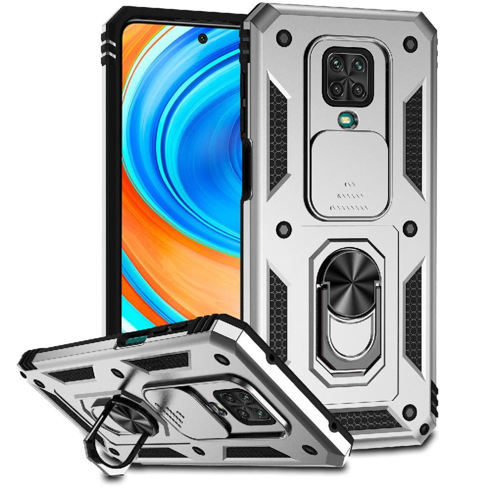 Estuche Gangxun Para Xiaomi Redmi Note 9 Pro, Soporte Giratorio 360°, Estilo Mecánico Y Magnético