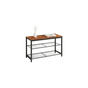 Moad - Banco Organizador Estilo Industrial Con 3 Niveles