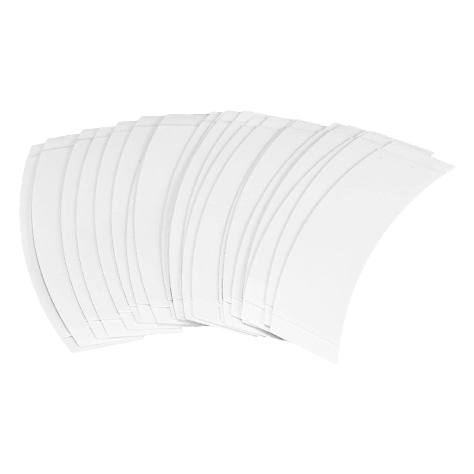 Ioensy - 36 Piezas De Cinta De Pelucas De Encaje De Doble Cara Delgada Para Extensiones De Cabello Blanco