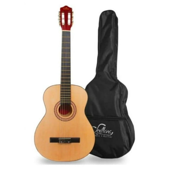 Guitarra Sevillana Natural 30 Pulgadas Para Niños Con Funda
