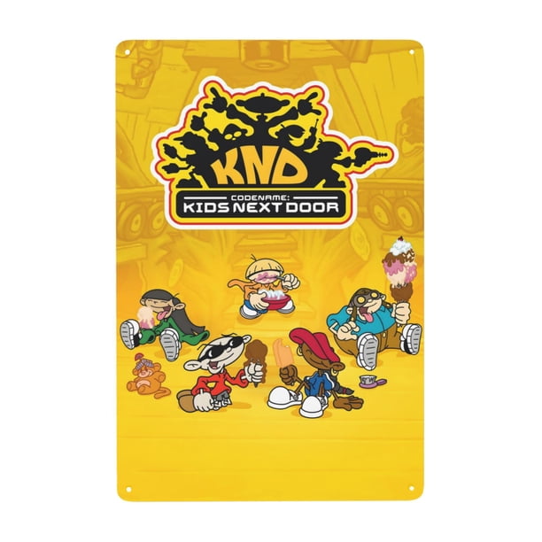 KND: Los chicos del barrio Cartel de metal, decoración de pared con cartel de metal personalizado, regalos para aficionados, amigos, familia y seres queridos 30x20 cm