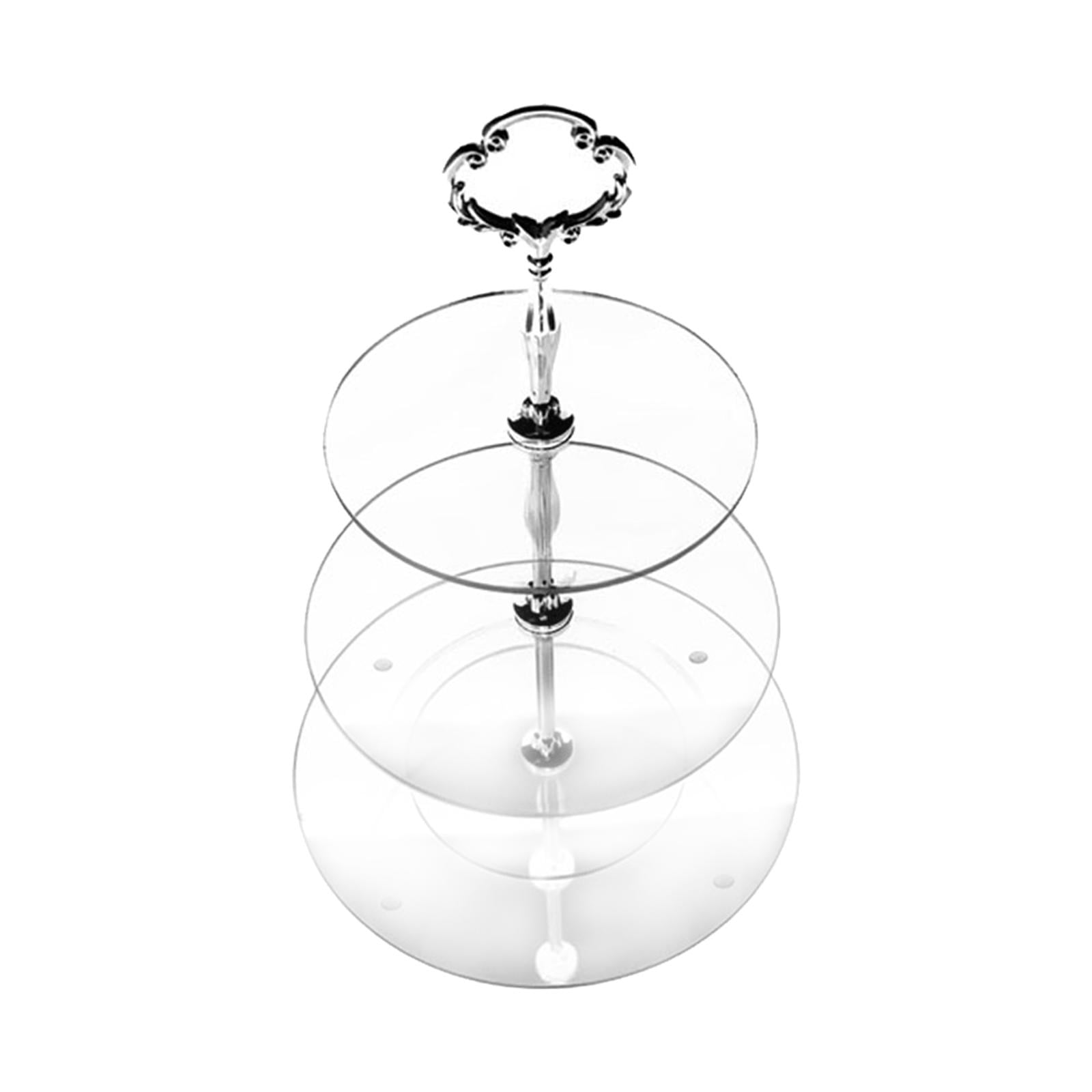 Bothyi - Soportes Para Cupcakes Para Postre, Bandeja Para Servir Bodas Para Fiesta, Escritorio, Hogar, 10 Cm A 15 Cm A 20 Cm, 3 Niveles