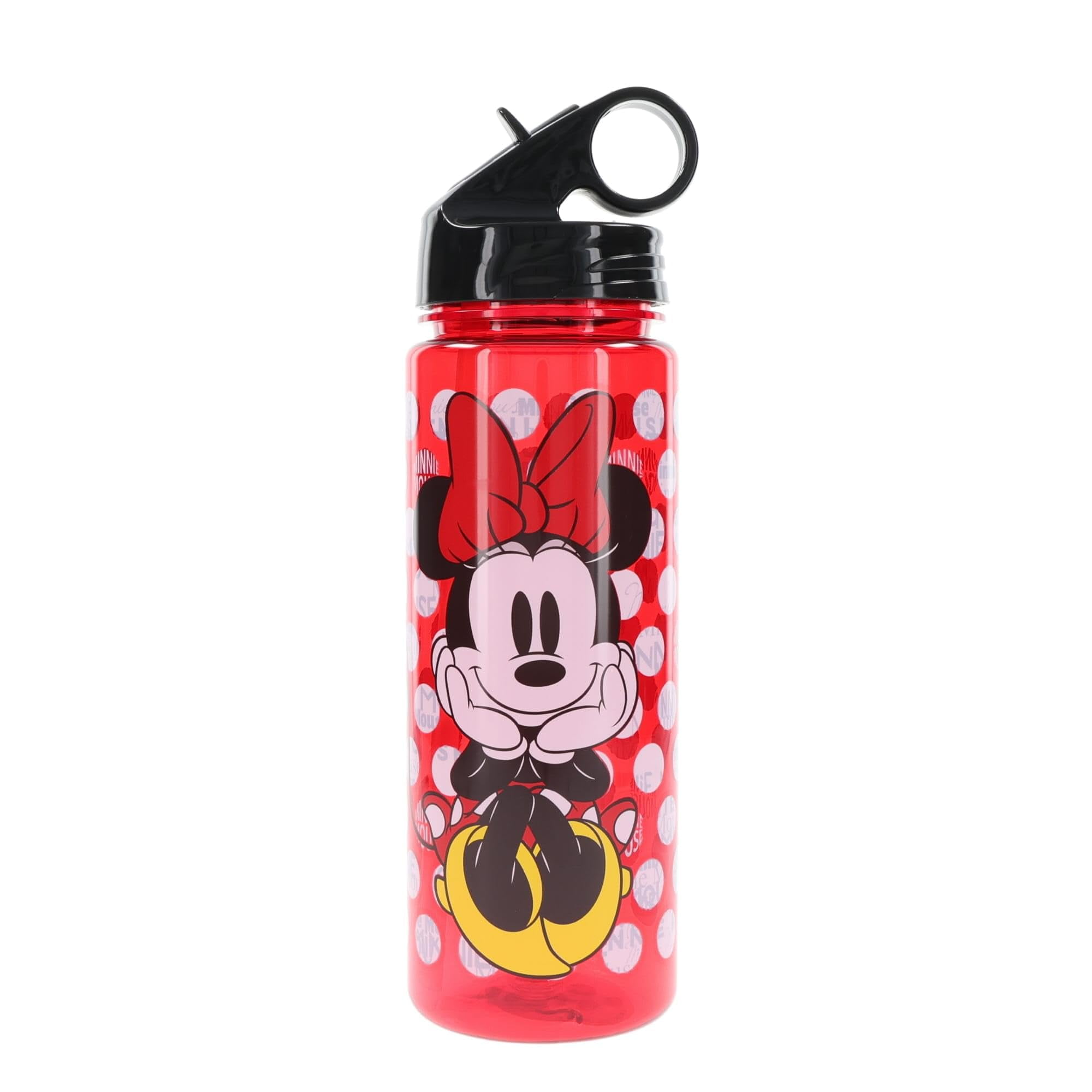 Botella De Agua Silver Buffalo Disney Minnie Mouse De 600 Ml