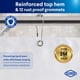 thumbnail image 5 of Cortina de ducha CLOROX 2 en 1 impermeable 100% poliéster blanca, 5 of 8