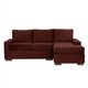 thumbnail image 1 of Sofá Seccional Derecho Velvet Livorno 3 Cuerpos Chocolate, 1 of 6