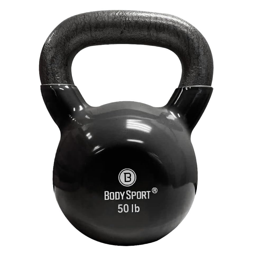 Kettlebell Body Sport Con Revestimiento De Vinilo De Hierro Fundido Para Hacer Ejercicio