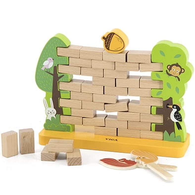 Viga - Juego De Mesa Pared De Bloques En Equilibrio Ardillas