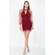 thumbnail image 3 of Vestido Ajustado de Malla con Ribete de Perlas, 3 of 5