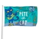 thumbnail image 1 of Pete el Gato Bandera impresa con temática, regalo perfecto para fanáticos, amigos y familiares, y adecuada para actividades al aire libre e interiores, decoraciones de fiesta. 60*90CM, 1 of 6