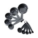 thumbnail image 1 of XmhyTop tazas de medición de plástico y cucharas Set de 10 (gris), 1 of 5
