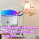 thumbnail image 3 of Aplique de pared inalámbrico a pilas slywise dorado con luz RGB, 3 of 6