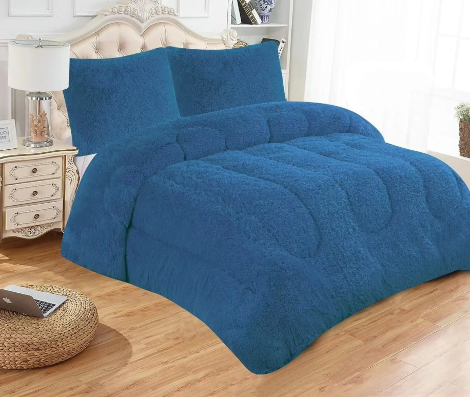 Todostore - Plumón De Invierno Peludos Con Chiporro King