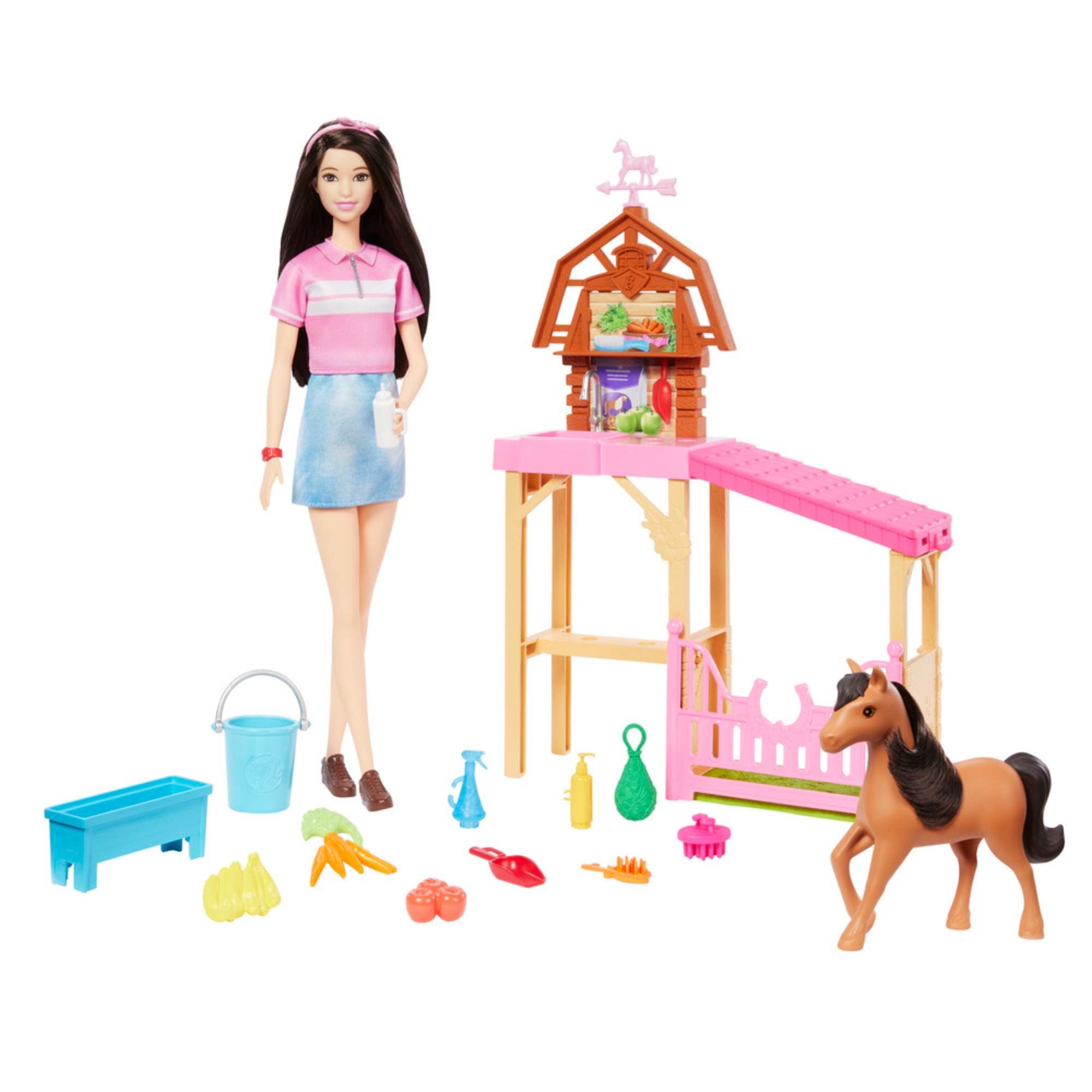Barbie - Muñeca Pony Y Accesorios