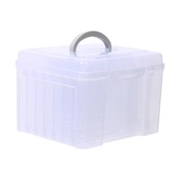 Bothyi - Caja De Almacenamiento De Tarjetas De Felicitación Artesanal Organizador De Fotos Para Sobres De Papel De Vacaciones