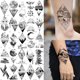thumbnail image 3 of Tatuajes Temporales GOROMON 52 Hojas Montaña Negra, 3 of 7