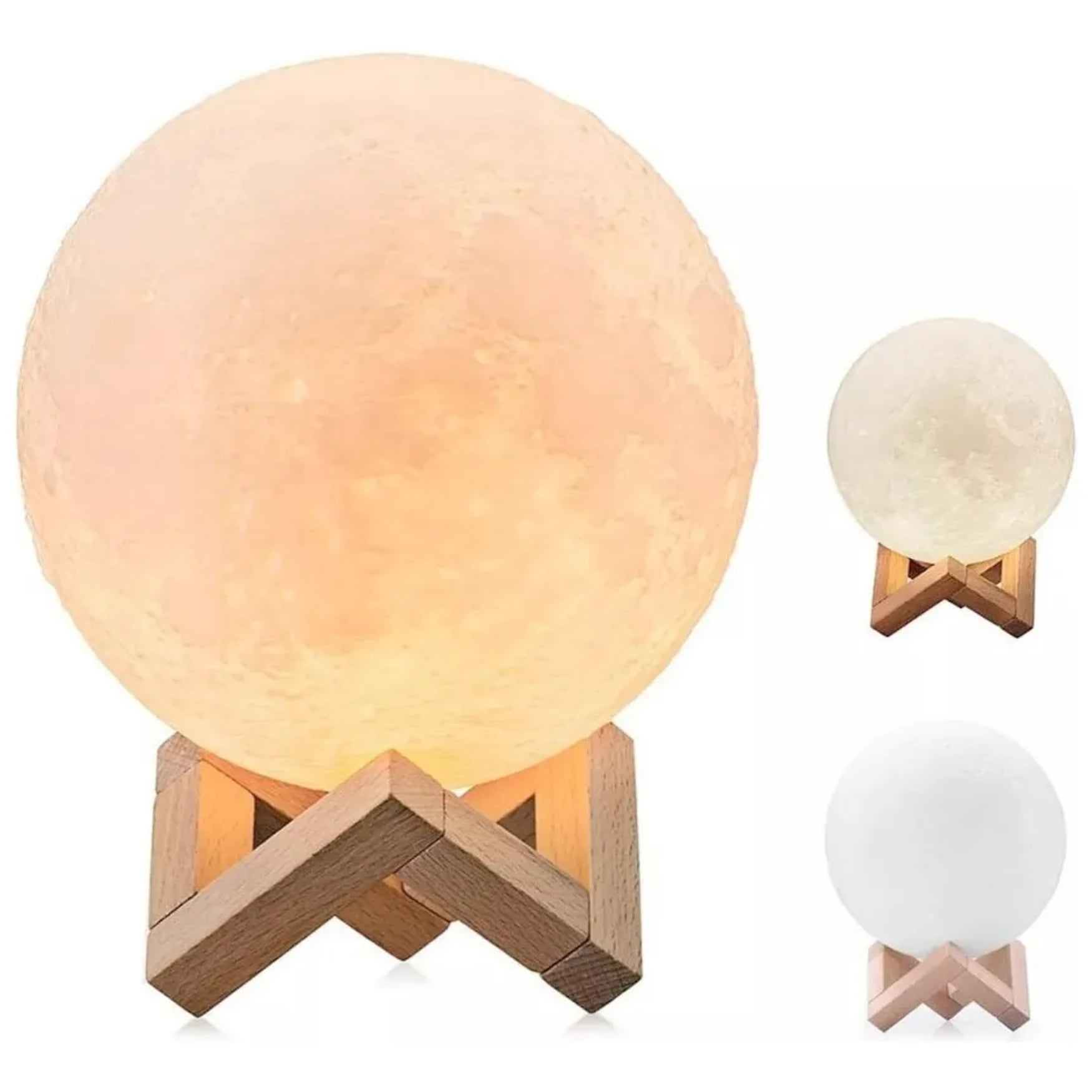 Movi - Humidificador Lámpara Tipo Luna 3d Usb Relajación Y Aromaterapia