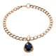 thumbnail image 5 of Collar De Perro Joya Collar De Diamantes De Imitación Bling Diamante Gota De Agua Mascota Cachorro Gato Azul, 5 of 5
