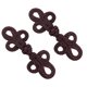 thumbnail image 2 of Botones De Rana Con Nudo Chino, Botones Para Cubierta De Silla, 2 Uds., Para Abrigos, Traje, Cárdigan, Café, 2 of 2