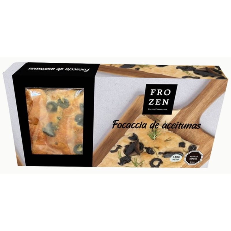 Focaccia Aceitunas 1 Un 180 g Frozen