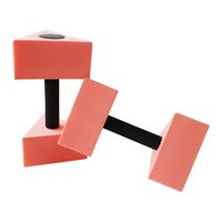 Magideal - Triángulo Ejercicio Aeróbico Acuático Mancuernas Mancuernas Flotantes De Agua Peso Ligero Alta Flotabilidad Fitness Fácil De Secar Mancuernas De Agua Rojo