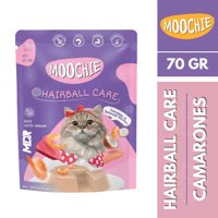 Moochie - Sobre Gato Hairball Care Camaron 70Gr X12 Und